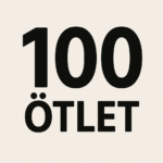 100 ötlet felirat fekete betűkkel világos háttéren